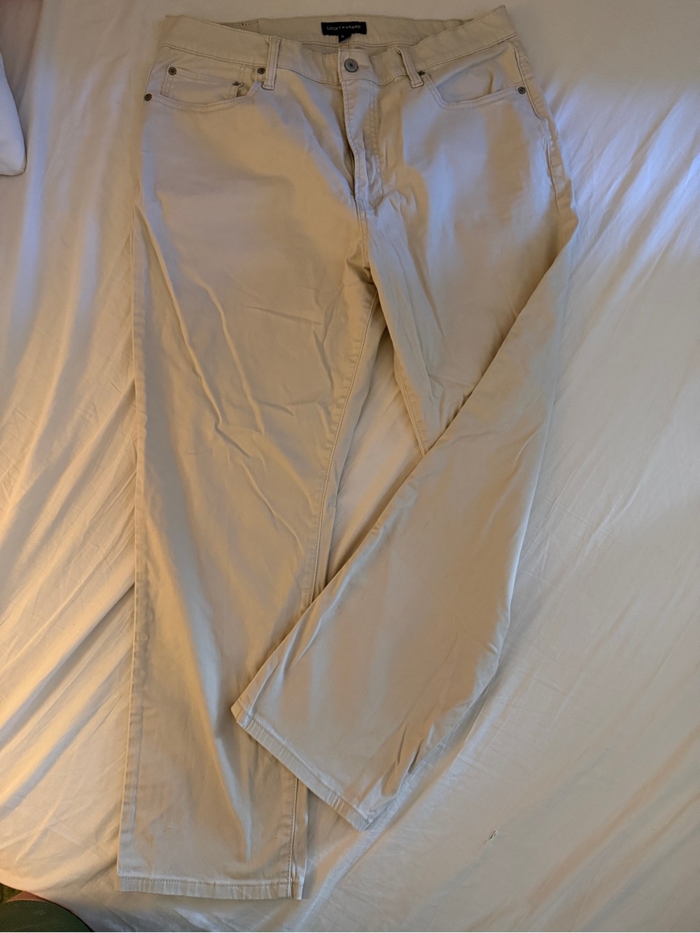 Lucky Brand Men's Khaki in Light Beige • 36x30